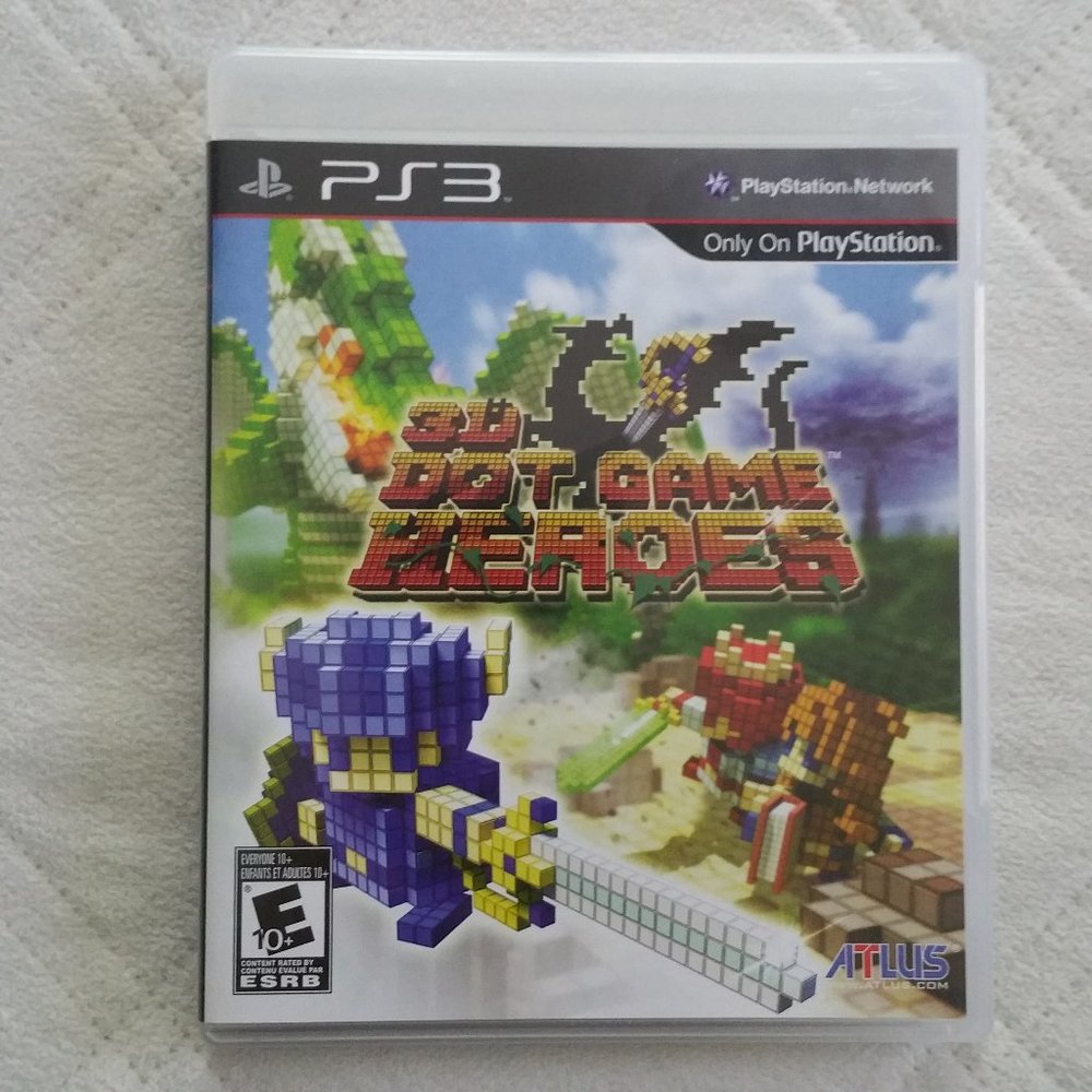 3D Dot Game Heroes PlayStation 3 (PS3) Rare Complete In Box (Great Condition)